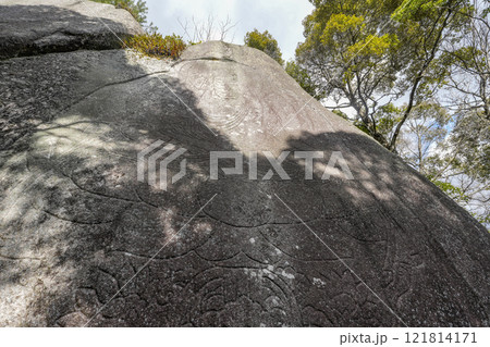 笠置寺（京都府）修行場巡り　虚空蔵石 121814171