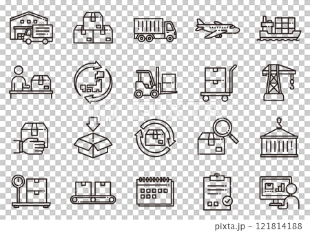 Delivery and logistics icons 04 Delivery and logistics icons Delivery and logistics icons 04 Delivery and logistics icons 121814188