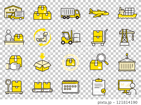 Delivery and logistics icons 06 Delivery and logistics icons 121814190