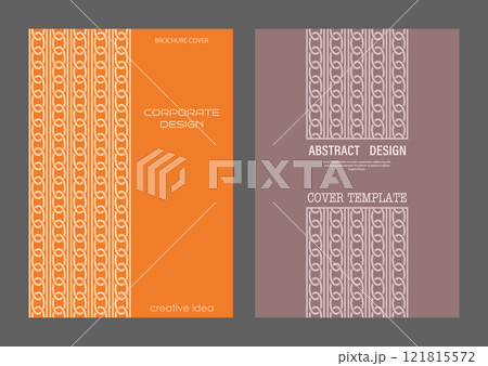 Abstract cover design. A template for a cover, banner, poster, postcard and corporate design. An idea for interior and decorative creativity 121815572