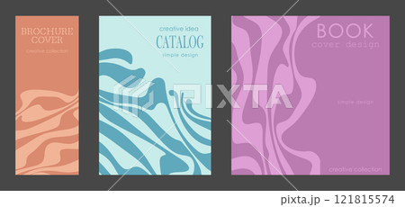 A pattern of wavy lines. Luxurious abstract background. Interior design, wallpaper, textures, textiles. The option of packaging, banners and creative design ideas A pattern of wavy lines. Luxurious abstract background. Interior design, wallpaper, textures, textiles. The option of packaging, banners and creative design ideas 121815574