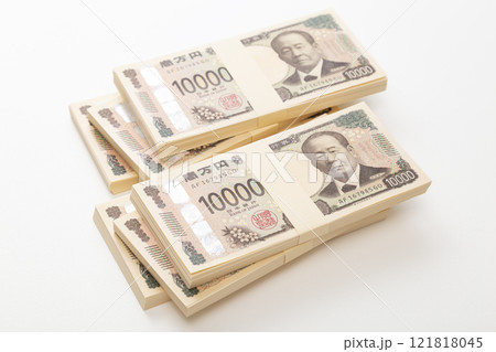 白背景に600万円 白背景に600万円 121818045