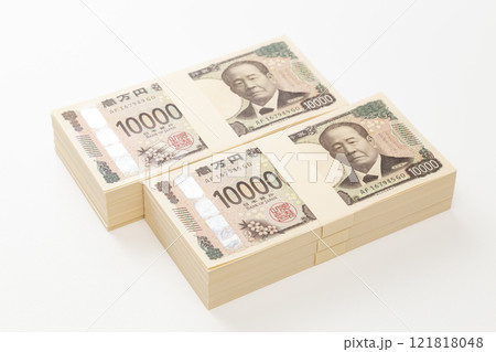 白背景に600万円 白背景に600万円 121818048