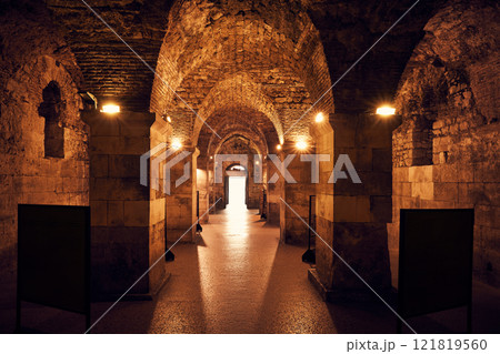 Diocletian's Cellars in Split city, Croatia Diocletian's Cellars in Split city, Croatia 121819560