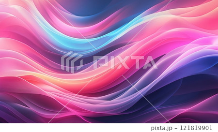 Colorful Abstract Waves Background Design 121819901