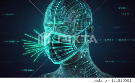 サイバーマトリックス風感染症予防対策 121820591