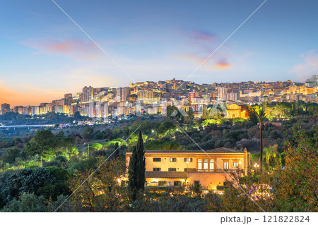 Agrigento, Sicily, Italy Cityscape 121822824