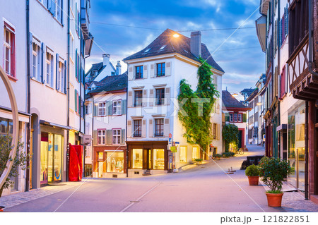 Basel, Switzerland in the Old Town 121822851