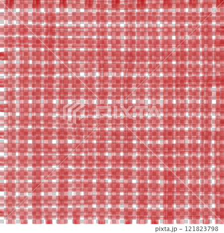 Red Plaid Gingham Hand Drawn Background Pattern Overlay Red Plaid Gingham Hand Drawn Background Pattern Overlay 121823798
