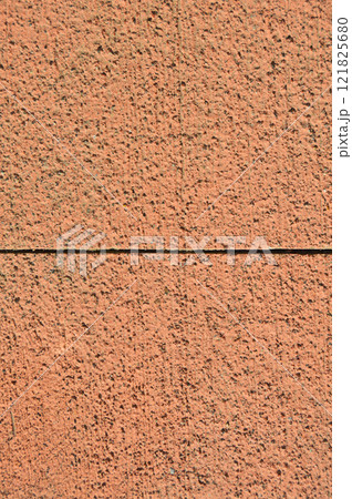 Grunge red concrete cement wall texture background 121825680