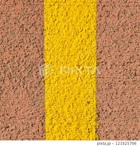 Clean asphalt yellow line road texture seamless with background appearance Clean asphalt yellow line road texture seamless with background appearance 121825706