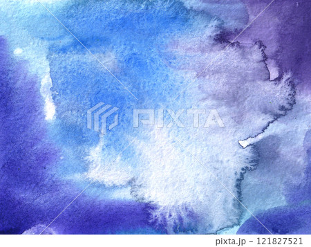 A tranquil blue and purple watercolor background with soft gradients and fluid texture. Ideal for artistic designs, serene decor, and creative graphic templates A tranquil blue and purple watercolor background with soft gradients and fluid texture. Ideal for artistic designs, serene decor, and creative graphic templates 121827521