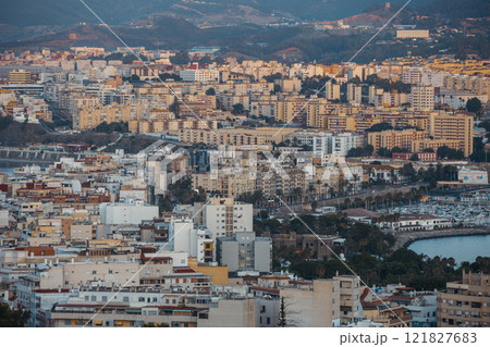 Close up view of the downton of Ceuta, spanish city in the north of Africa 121827683