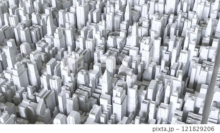 The City Building for architectural  or Business concept 3d rendering. 121829206