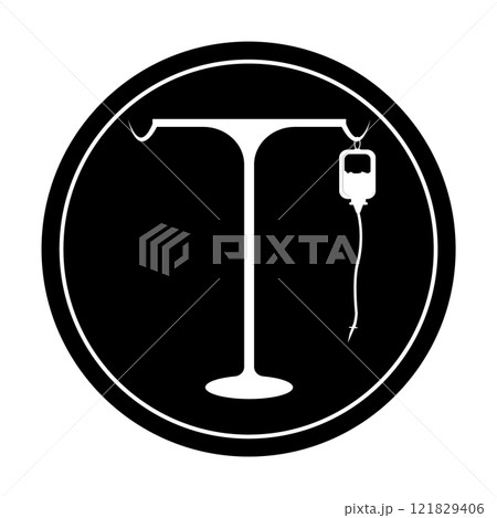 vector symbol illustration infusion icon 121829406
