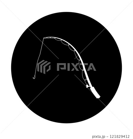 fishing vector icon illustration symbol fishing vector icon illustration symbol 121829412