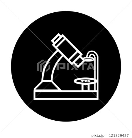 microscope icon vector illustration symbol design 121829427