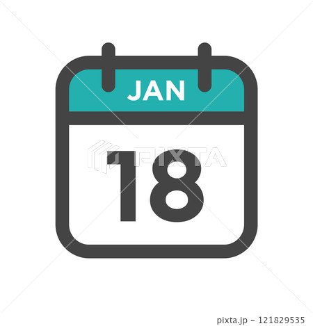 January 18 Calendar Day or Calender Date for Deadlines or Appointment January 18 Calendar Day or Calender Date for Deadlines or Appointment 121829535