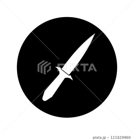 knife icon, vectors illustration symbol design 121829960