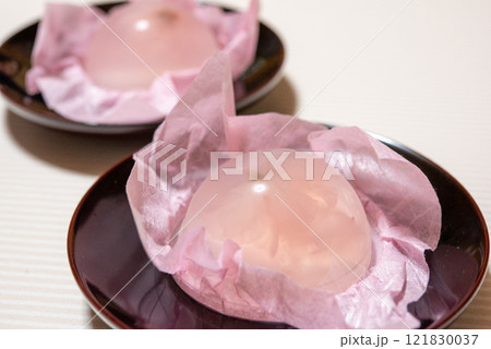 桜の花びらが入ったゼリー　桜スイーツ 121830037