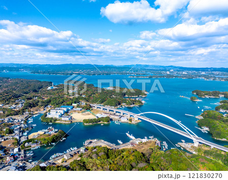 志摩パールブリッジと英虞湾 121830270