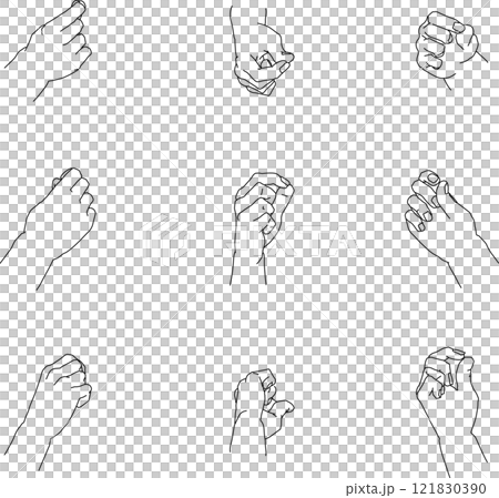 Right hand pinching from various angles 2 Right hand pinching from various angles 2 121830390