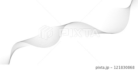 Abstract wave lines background, graphic thin curves design element, flow backdrop. Abstract wave lines background, graphic thin curves design element, flow backdrop. 121830868