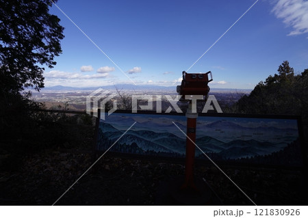 藤岡市　二千階段から登る子王山（こおうやま）山頂からの眺め　2024年12月27日 121830926