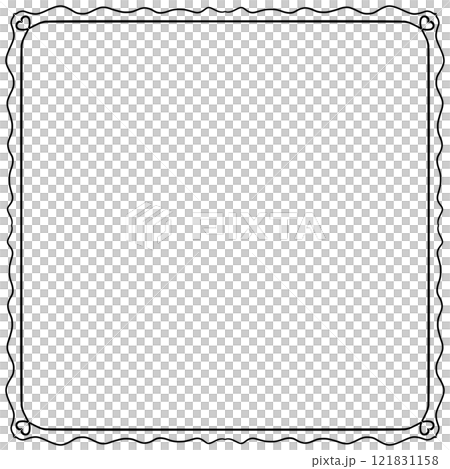 drawing of black square frame 121831158
