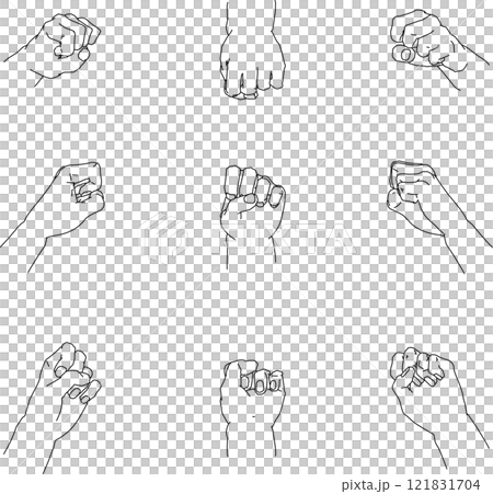 Grabbing left hand seen from various angles 1 Grabbing left hand seen from various angles 1 121831704