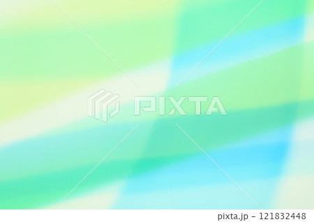青色と緑色系のラインの交差背景　半透明感 121832448