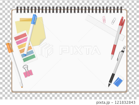 文具和筆記本套裝,簡單素環筆記本,橫向 文具和筆記本套裝,簡單素環筆記本,橫向 121832843
