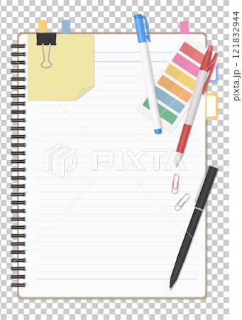 Stationery and notebook set, simple lined ring notebook Stationery and notebook set, simple lined ring notebook 121832944