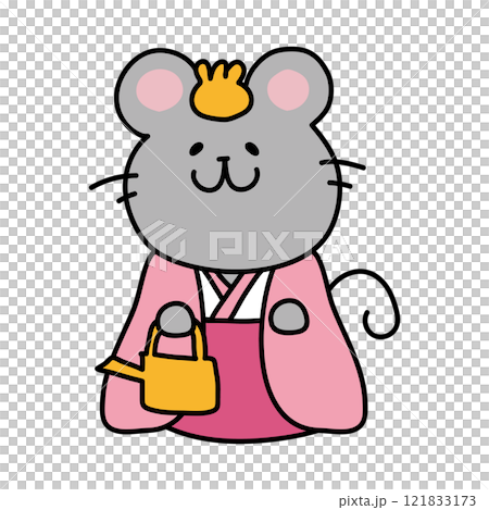 Three court ladies of the Mouse Doll (Teiko) 121833173