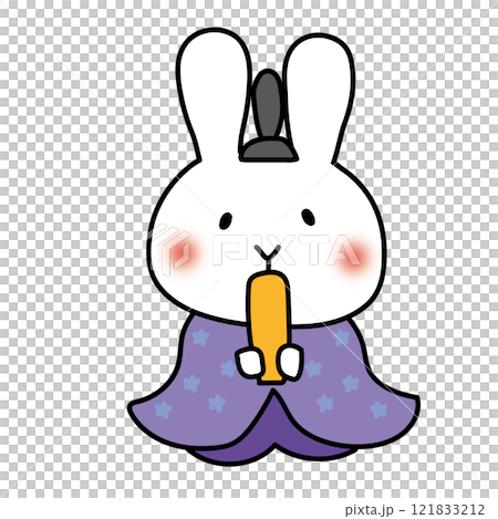 白いうさぎのお雛様のお殿様 121833212
