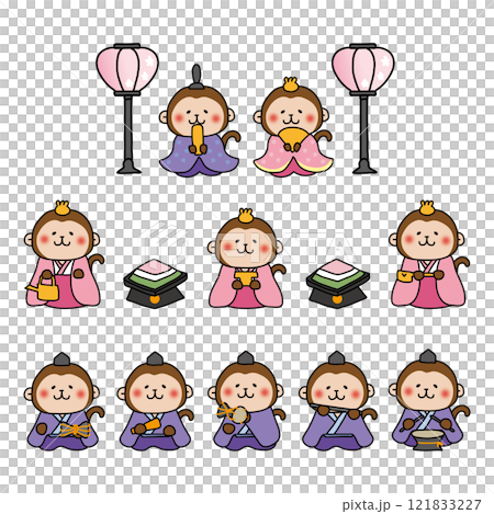 猴子娃娃套裝 猴子娃娃套裝 121833227