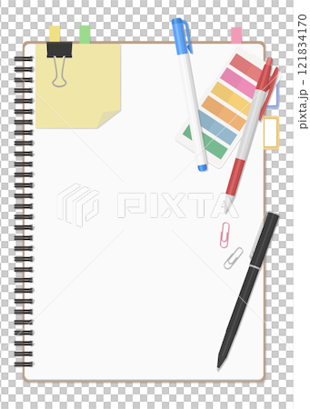 Stationery and notebook set, simple blank ring notebook Stationery and notebook set, simple blank ring notebook 121834170