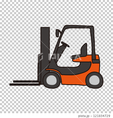 フォークリフト 121834729