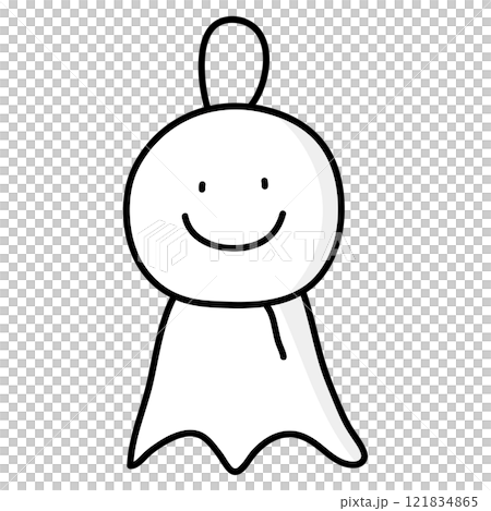 お天気記号てるてる坊主 お天気記号てるてる坊主 121834865