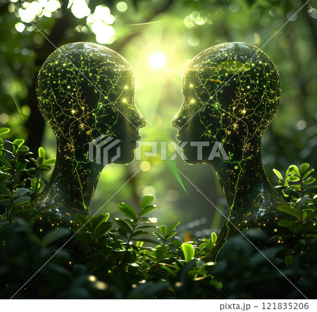 Earth Day and Forest Protection,  harmony with nature. 121835206