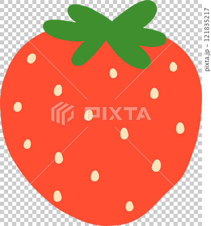 Cute Strawberry Hand Drawn 121835217