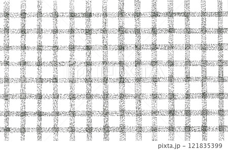 フリーハンドで描いたギンガムチェック柄 フリーハンドで描いたギンガムチェック柄 121835399