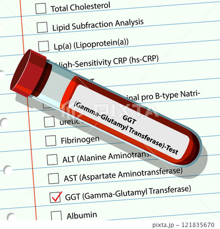 Medical Blood Test Illustration 121835670