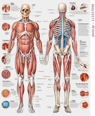 human anatomy drawing human anatomy drawing 121837098