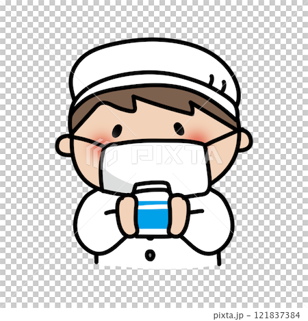 Child on lunch duty (boy 2) Child on lunch duty (boy 2) 121837384