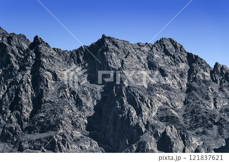 Mountain landscape close-up 121837621