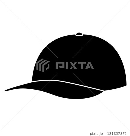 帽子のシンプルなイラスト 121837873