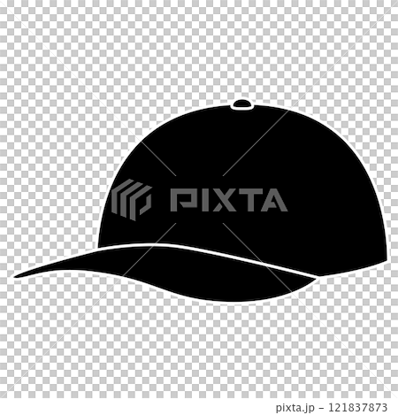 帽子のシンプルなイラスト 121837873