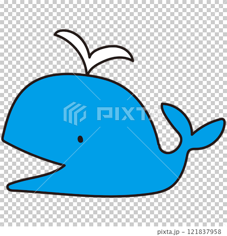 cute whale cute whale 121837958