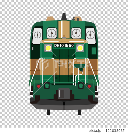 DE10型內燃機車Norokko塗裝正面圖 121838085